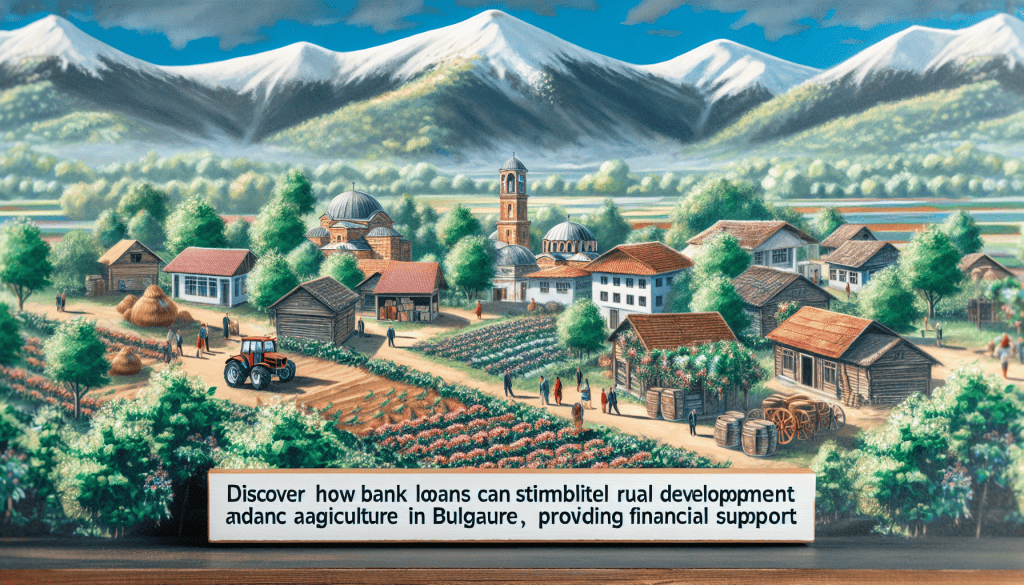 Bankarska podrška poljoprivredi: Krediti za ruralni razvoj u Bugarskoj