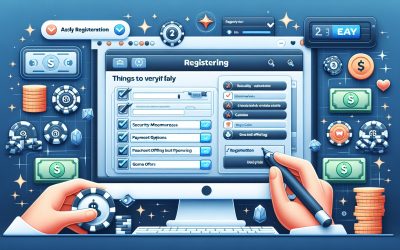 Kako se registrirati u online casino i što treba provjeriti?